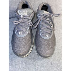 Brooks Women's Pure Flow 7 Running Walking Shoe Sneaker‎ Gray Knit Size 9 B
